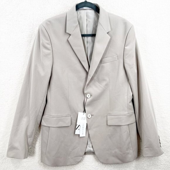 Zara Men's Suit Slim Fit BLAZER US 40 NWT - Picture 1 of 12